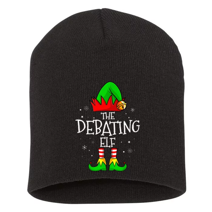 The Debating Elf Group Matching Family Christmas Short Acrylic Beanie