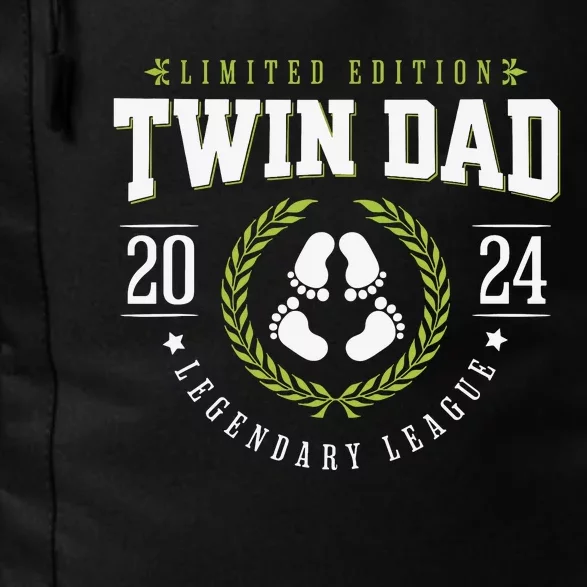 Twin Dad Est 2024 Twin Dad To Be Gifts New Daddy Viii Daily Commute Backpack