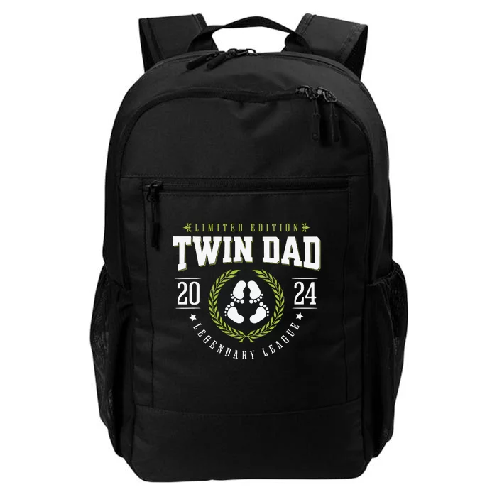 Twin Dad Est 2024 Twin Dad To Be Gifts New Daddy Viii Daily Commute Backpack