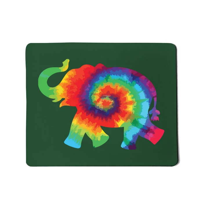 Tie Dye Elephant Tie Dyed Save Mousepad