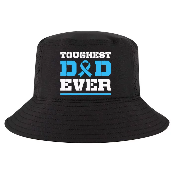 Toughest Dad Ever Prostate Cancer Awareness Support Cool Comfort Performance Bucket Hat