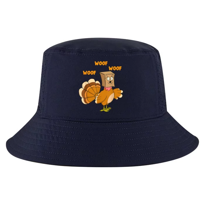 Thanksgiving Dog Fake Dog Woof Thanksgiving Turkey For Wo Cool Comfort Performance Bucket Hat