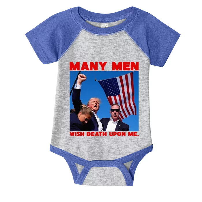 Trump Defiant Fist Infant Baby Jersey Bodysuit