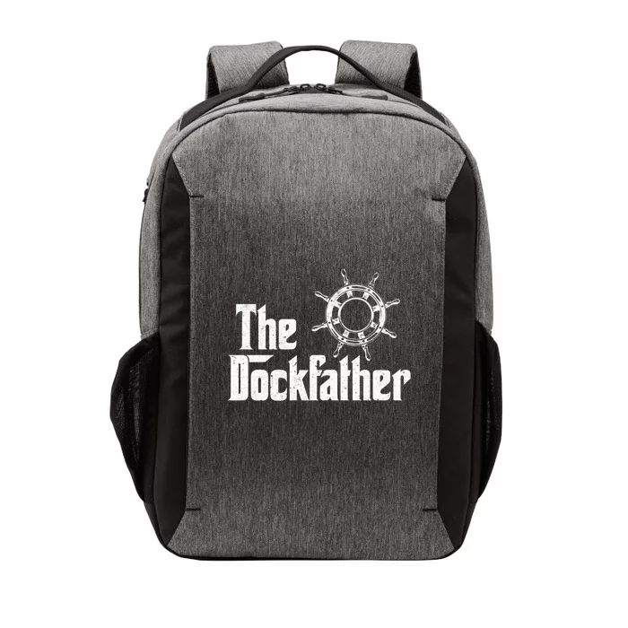 The Dockfather Funny Boating Fishing Boat Dad Captain Boater Meaningful Gift Vector Backpack