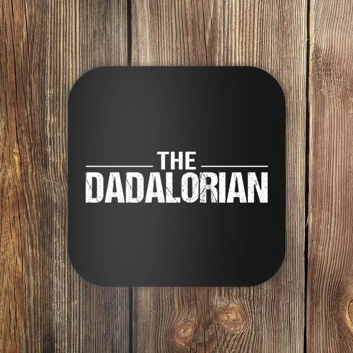 The Dadalorian Funny Fathers Day Costume Coaster