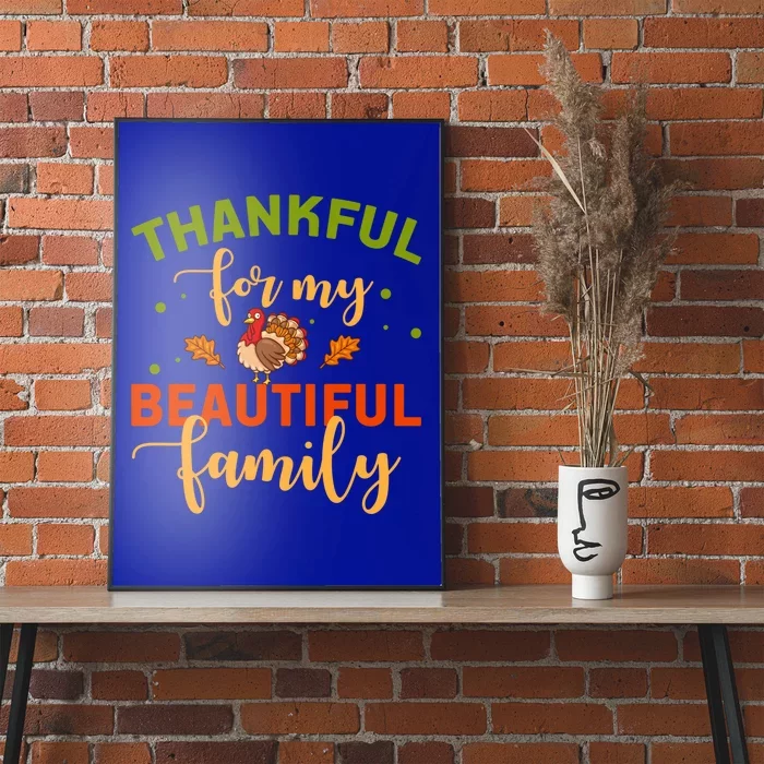 Thanksgiving Day Family Blessing Grateful Gift Poster