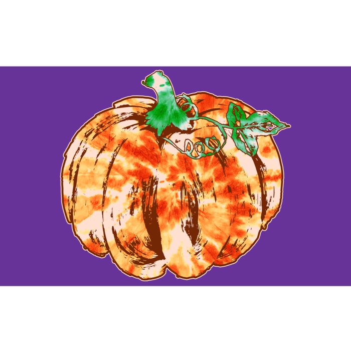 Tie Dye Fall Autumn Pumpkins Bumper Sticker