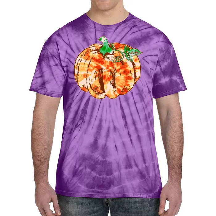 Tie Dye Fall Autumn Pumpkins Tie-Dye T-Shirt