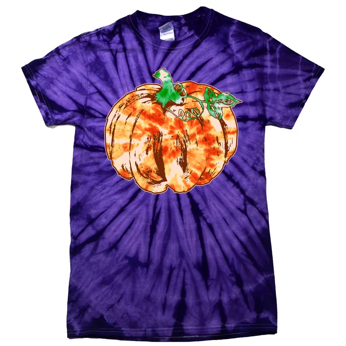 Tie Dye Fall Autumn Pumpkins Tie-Dye T-Shirt