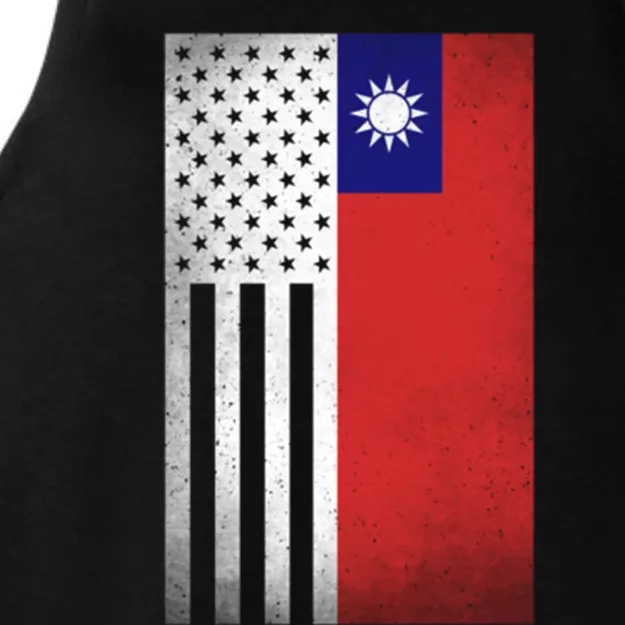 Taiwan Design For Proud Taiwanese Americans Gift Ladies Tri-Blend Wicking Tank