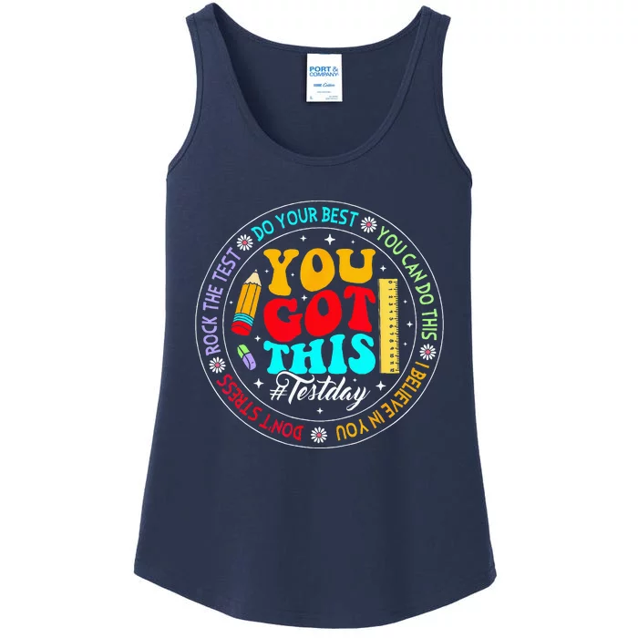 Testing Day Funny Teacher Student You Got This Test Day Ladies Essential Tank