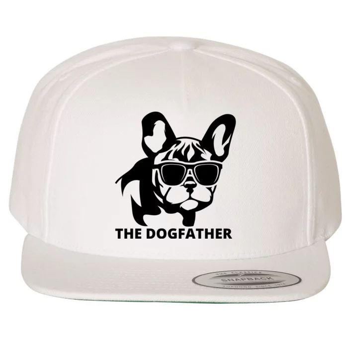 The Dogfather French Bulldog Hoodie Wool Snapback Cap