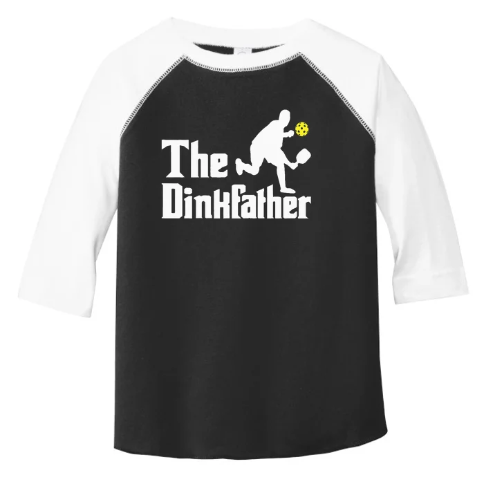 The Dinkfather Funny Pickleball Player Paddleball Lover Toddler Fine Jersey T-Shirt