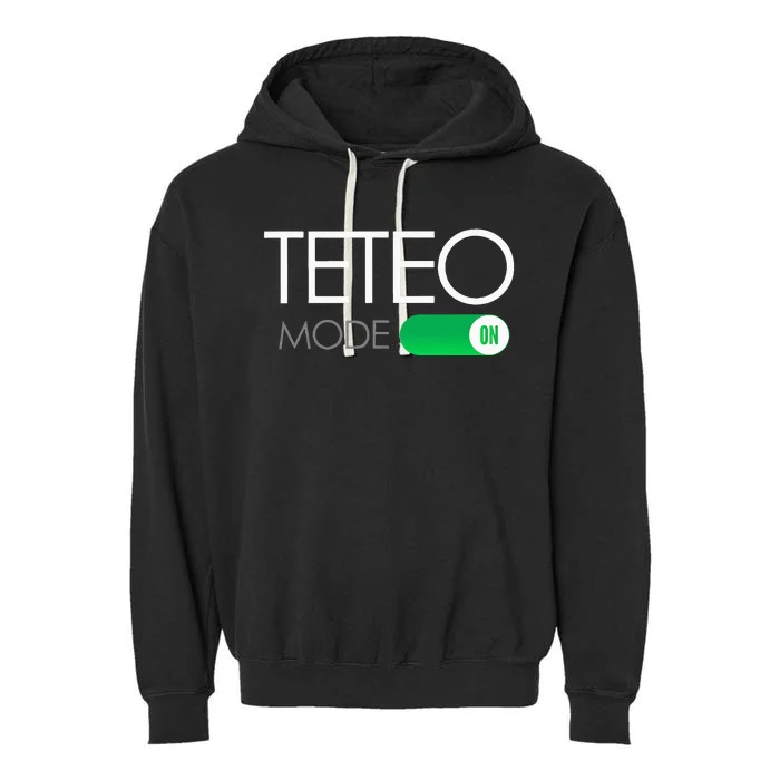 TETEO Dominican funny cool platano salami DR Divertido Garment-Dyed Fleece Hoodie