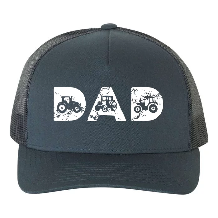 Tractor Dad Farming Father Farm Lover Farmer Daddy Yupoong Adult 5-Panel Trucker Hat