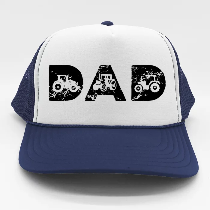 Tractor Dad Farming Father Farm Lover Farmer Daddy Trucker Hat