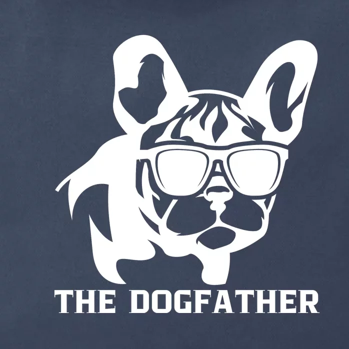 The Dogfather French Bulldog Zip Tote Bag