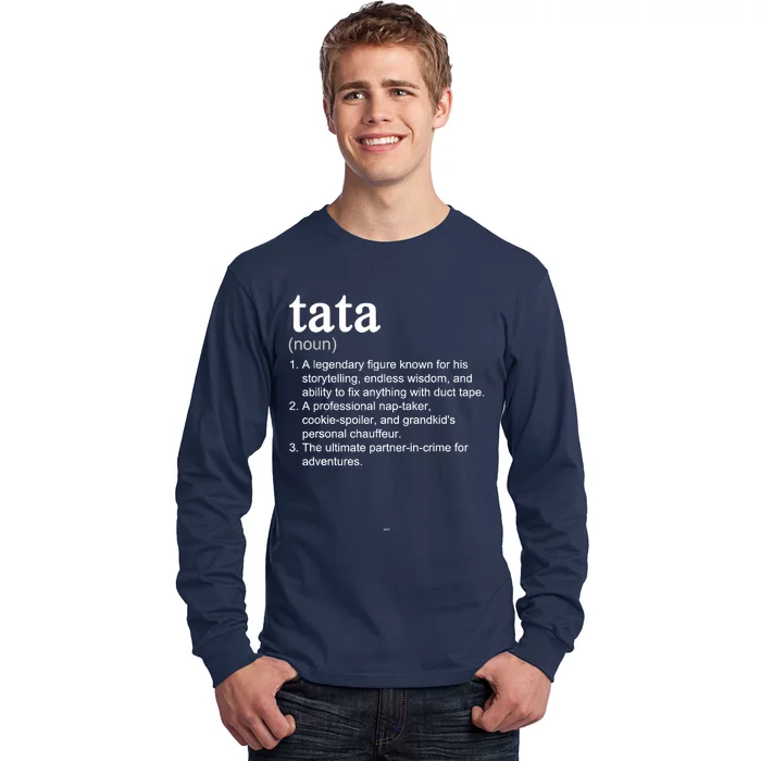 Tata Definition Funny Cool Long Sleeve Shirt