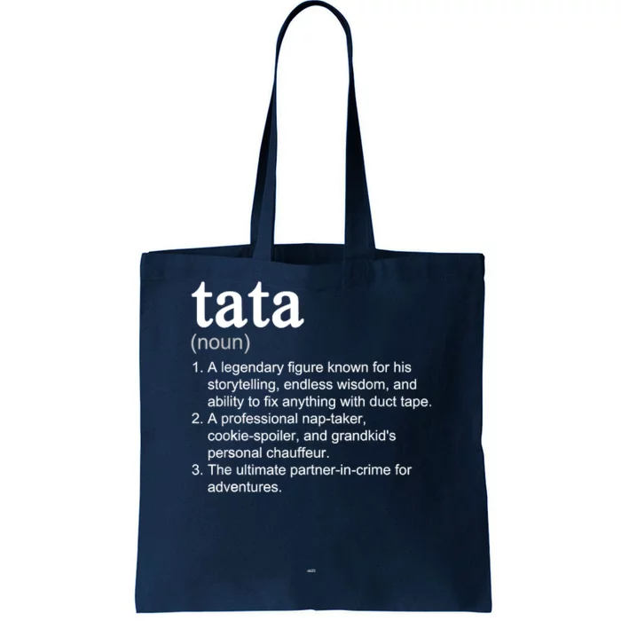 Tata Definition Funny Cool Tote Bag