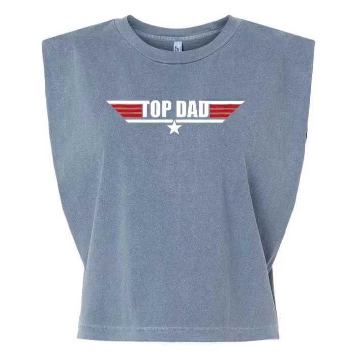 Top Dad Fathers Day Garment-Dyed Women's Muscle Tee