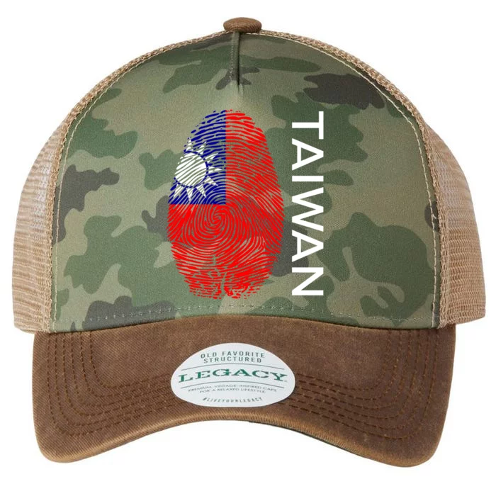 Taiwanese Dna Fingerprint Flag Taiwan Gift Legacy Tie Dye Trucker Hat