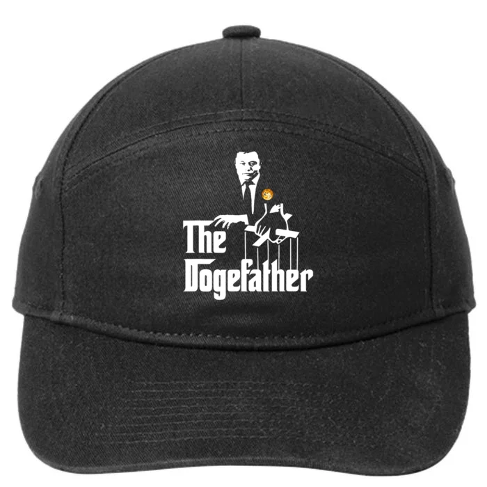 The Doge Father Elon Musk 7-Panel Snapback Hat