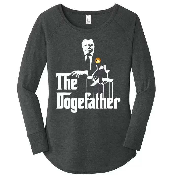 The Doge Father Elon Musk Women's Perfect Tri Tunic Long Sleeve Shirt