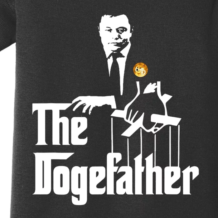 The Doge Father Elon Musk Baby Bodysuit