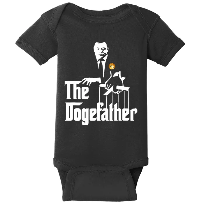 The Doge Father Elon Musk Baby Bodysuit