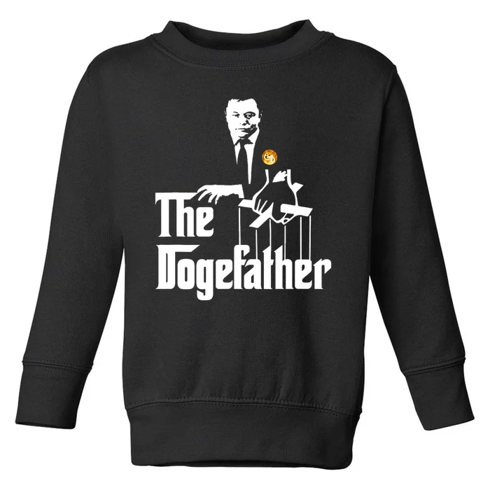 The Doge Father Elon Musk Toddler Sweatshirt