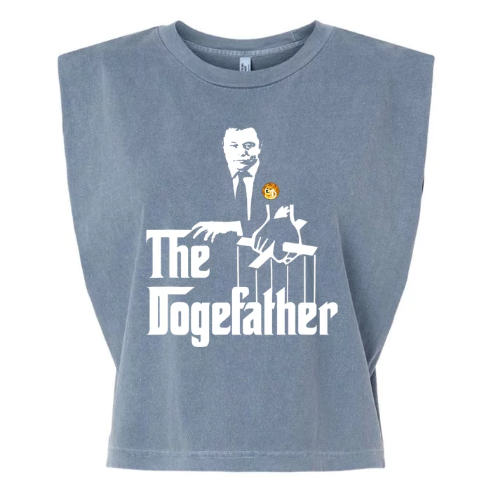 The Doge Father Elon Musk Garment-Dyed Women's Muscle Tee