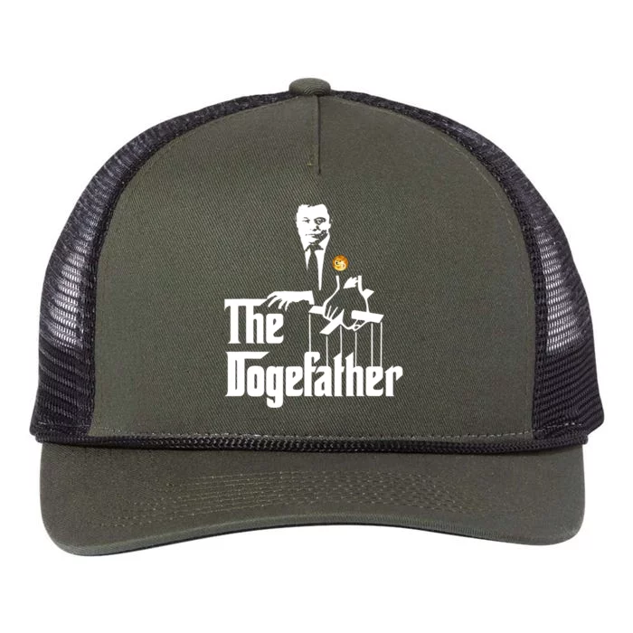 The Doge Father Elon Musk Retro Rope Trucker Hat Cap