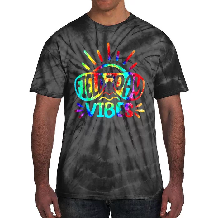 Tie Dye Field Day Vibes Last Day Of School Field Day Teacher Tie-Dye T-Shirt