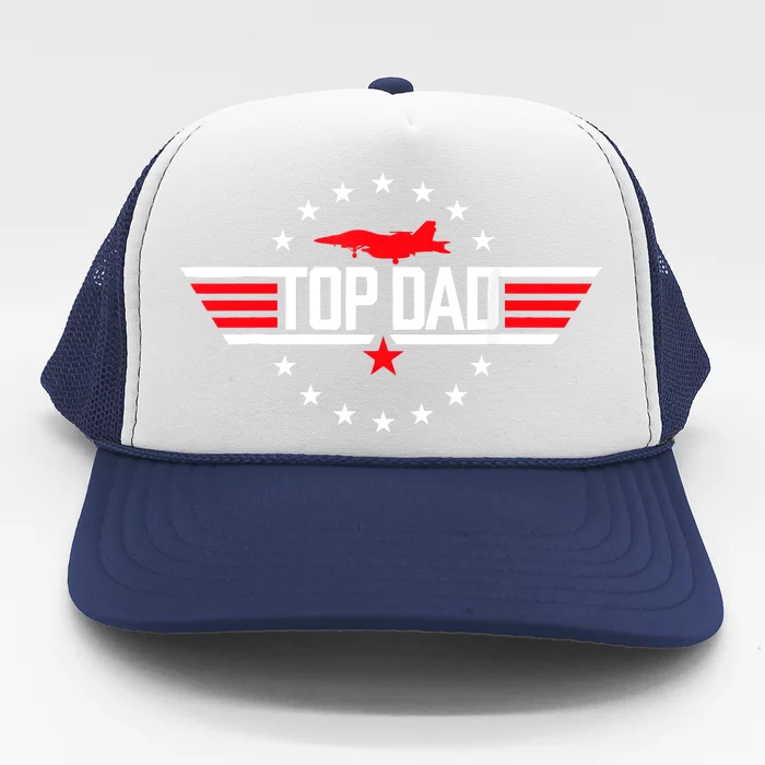 Top Dad Funny Fathers Day Birthday Surprise Trucker Hat