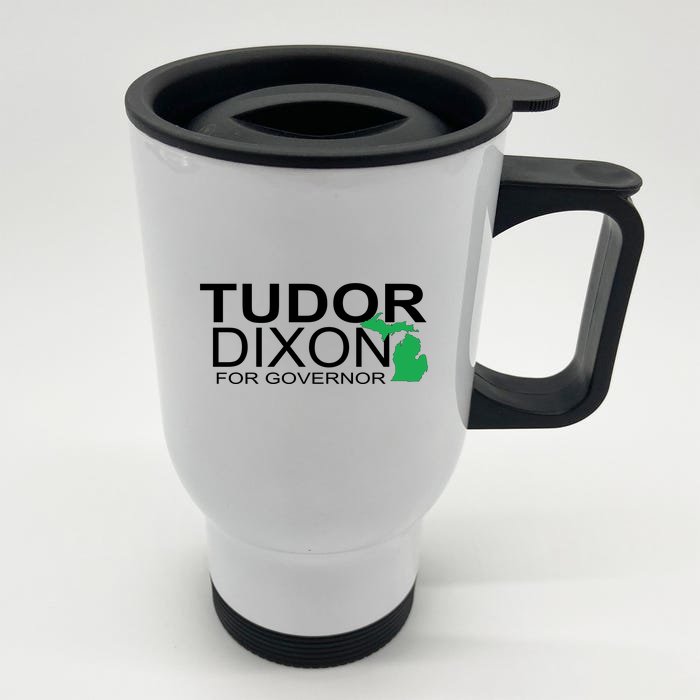 Tudor Dixon For Governor Front & Back Stainless Steel Travel Mug