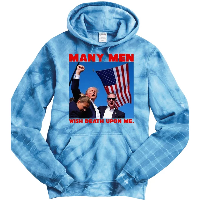 Trump Defiant Fist Tie Dye Hoodie