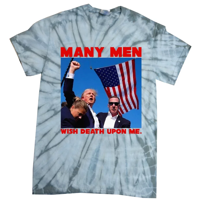 Trump Defiant Fist Tie-Dye T-Shirt