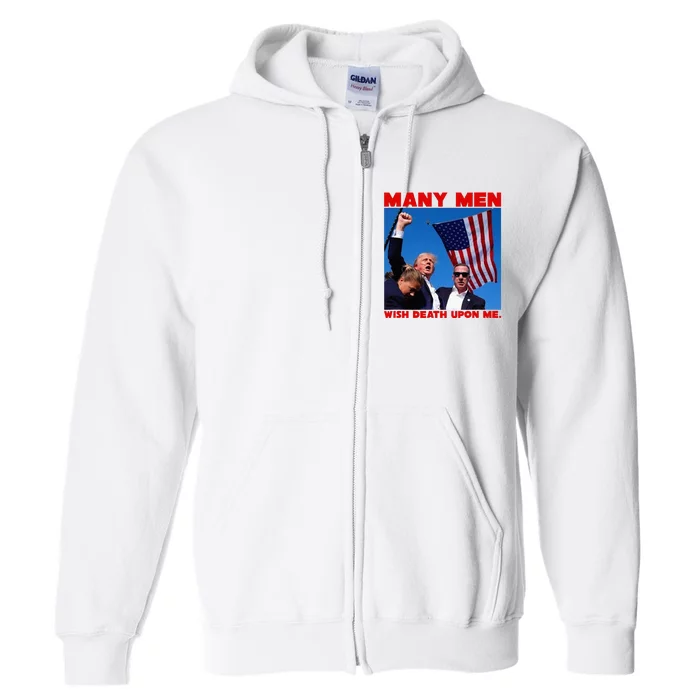 Trump Defiant Fist Full Zip Hoodie