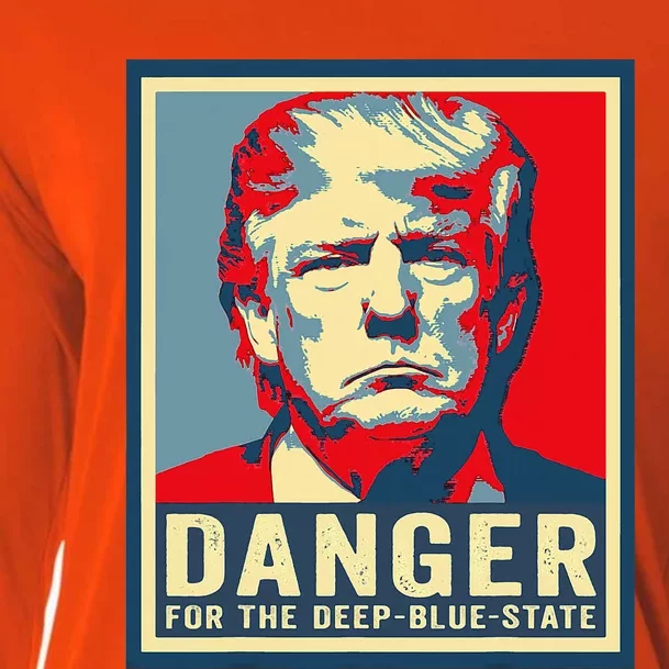 Trump Danger For The Deepbluestate Cooling Performance Long Sleeve Crew