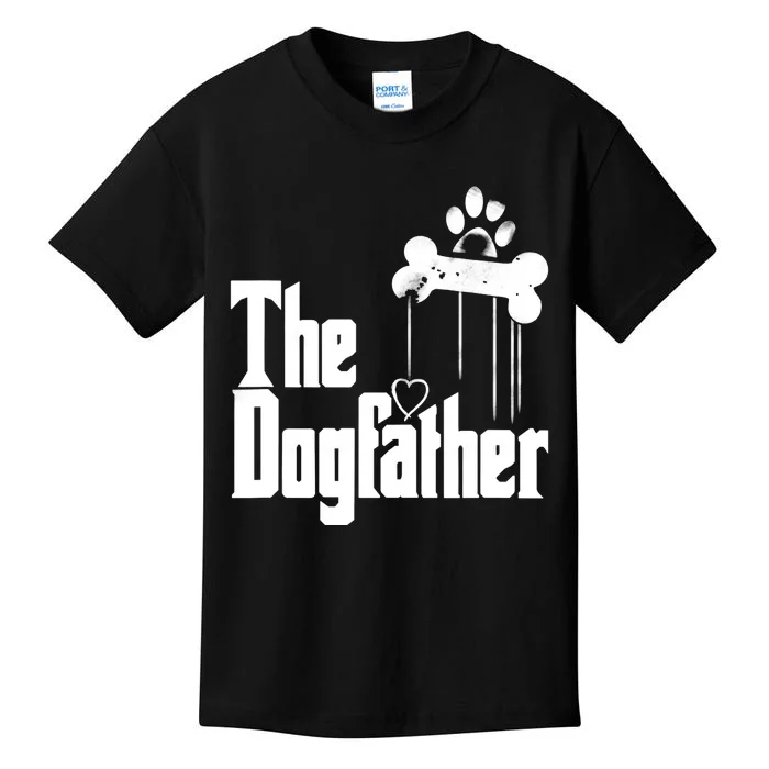 The Dog Father Dad Dog Funny Fathers Day Kids T-Shirt