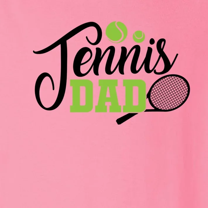 Tennis Dad For Tennis Playing Dad Tennis Gift Toddler Long Sleeve Shirt