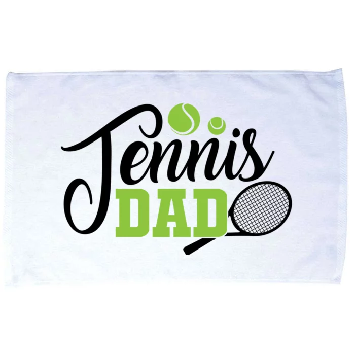 Tennis Dad For Tennis Playing Dad Tennis Gift Microfiber Hand Towel