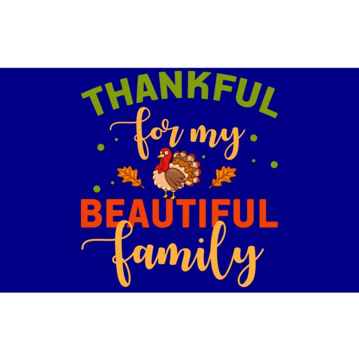 Thanksgiving Day Family Blessing Grateful Great Gift Bumper Sticker