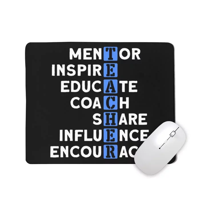 Teacher Definition For Teacher Mousepad