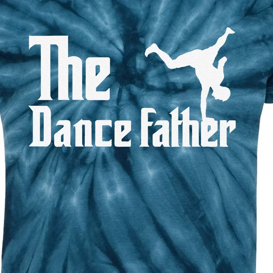 The Dance Father Dancing Dad Supporter Father Dancer Family Kids Tie-Dye T-Shirt