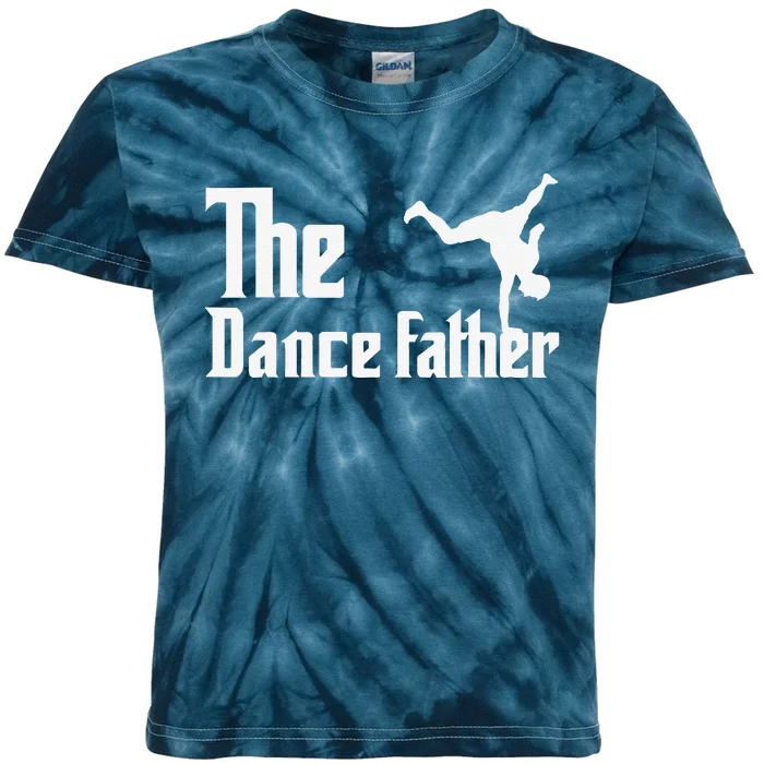 The Dance Father Dancing Dad Supporter Father Dancer Family Kids Tie-Dye T-Shirt