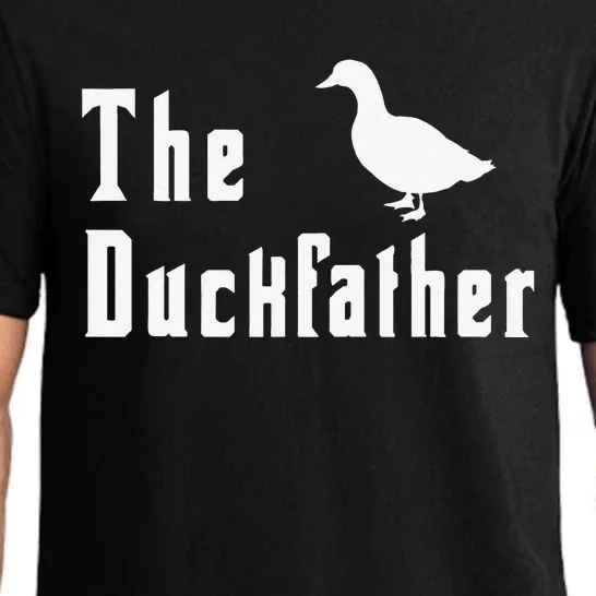 The Duckfather Funny Duck Father Dad Humor Fathers Day Pajama Set