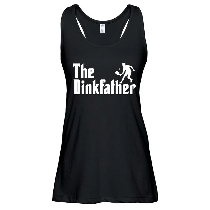 The Dinkfather Funny Pickleball Ladies Essential Flowy Tank