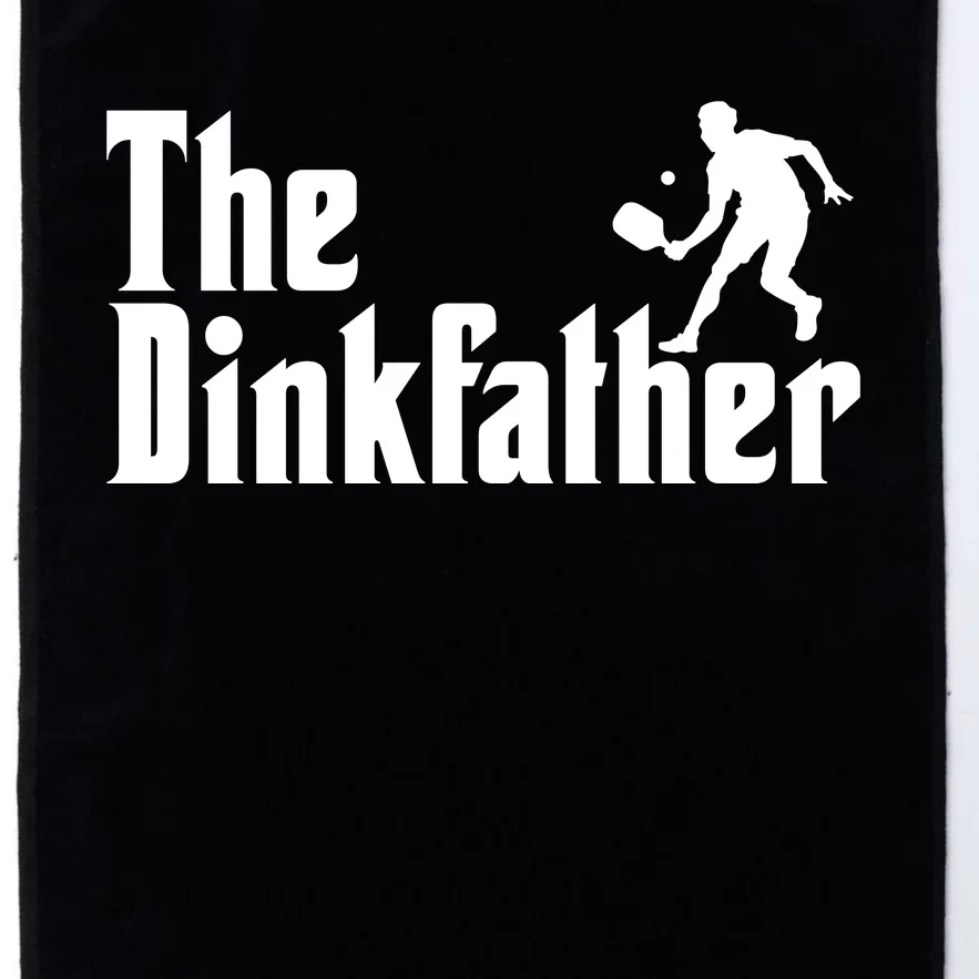 The Dinkfather Funny Pickleball Platinum Collection Golf Towel