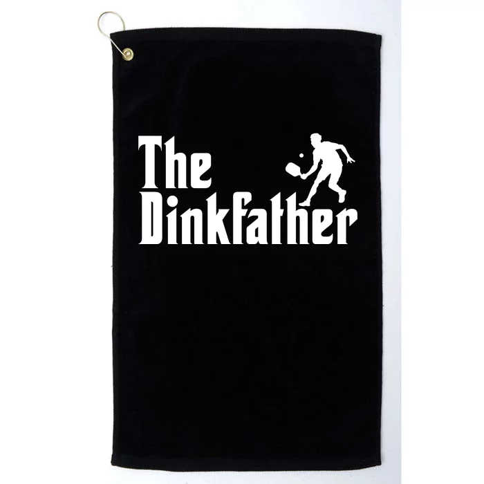 The Dinkfather Funny Pickleball Platinum Collection Golf Towel